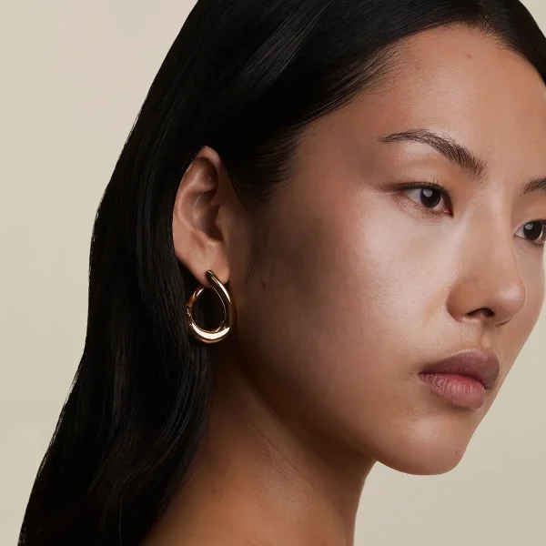 Molten XL Hoops in Gold
