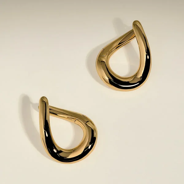 Molten XL Hoops in Gold