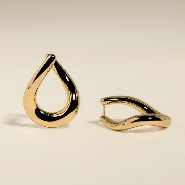 Molten XL Hoops in Gold